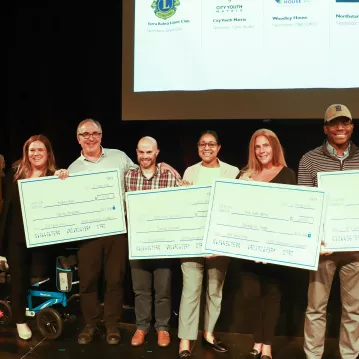 DAVIS Employees with their grants