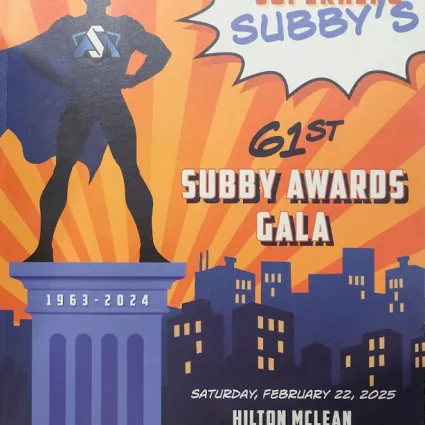 Program Cover for the 2025 Subby Awards