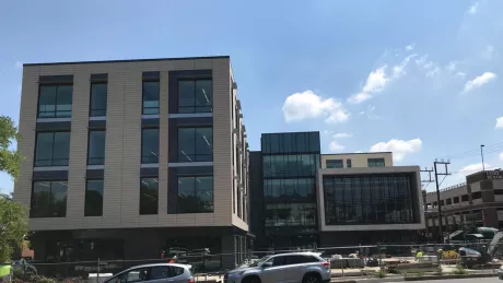 City Hall building viewed from street level