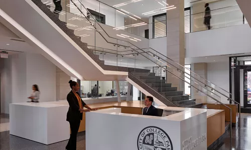 College Park City Hall lobby