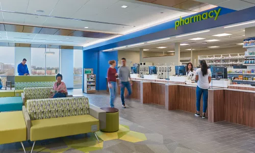 Kaiser Permanente pharmacy counter 