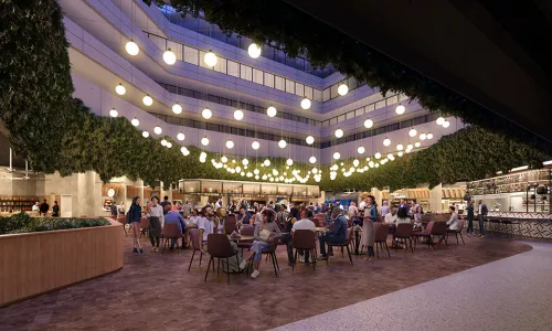 International Square Food Hall rendering 