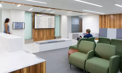 Medical center waiting room