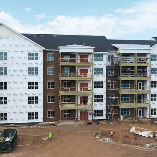 Ashby Ponds under construction 