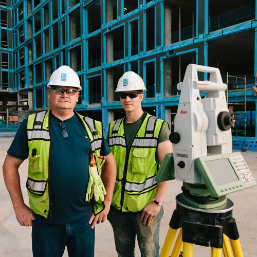 Field Engineers on-site at 1900 Half Street