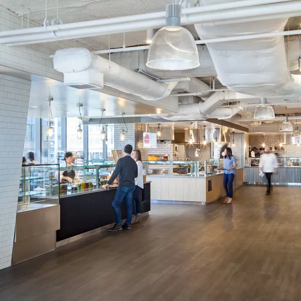 cafeteria serving area