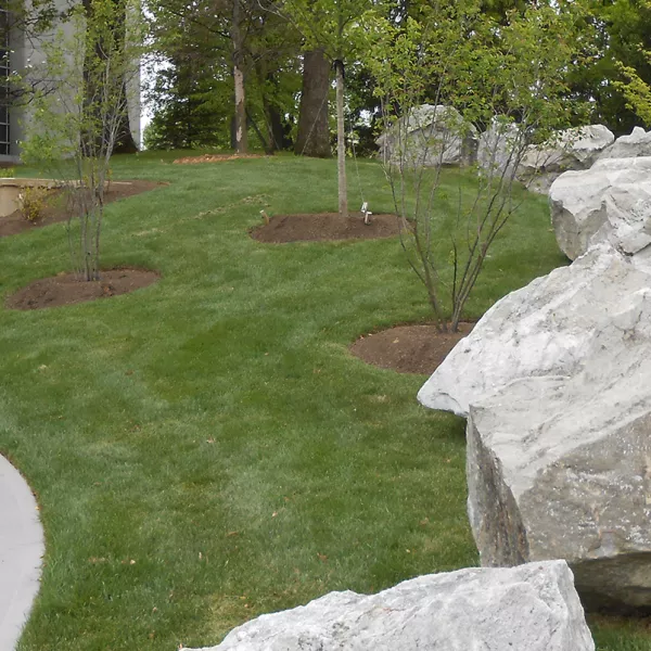 Boulders at NIH Switching Station